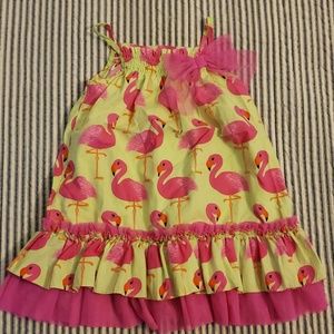 Flamingo sun dress